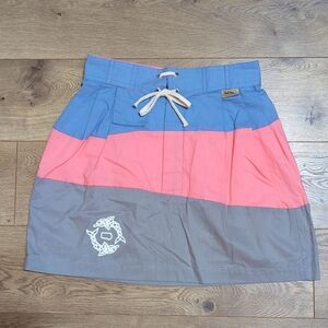 Grey Ant color block high waisted mini pocket mini skirt sz 2